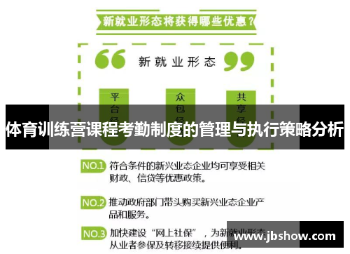 体育训练营课程考勤制度的管理与执行策略分析